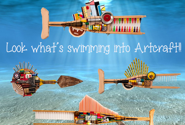 Look What’s Swimming Into Artcraft!